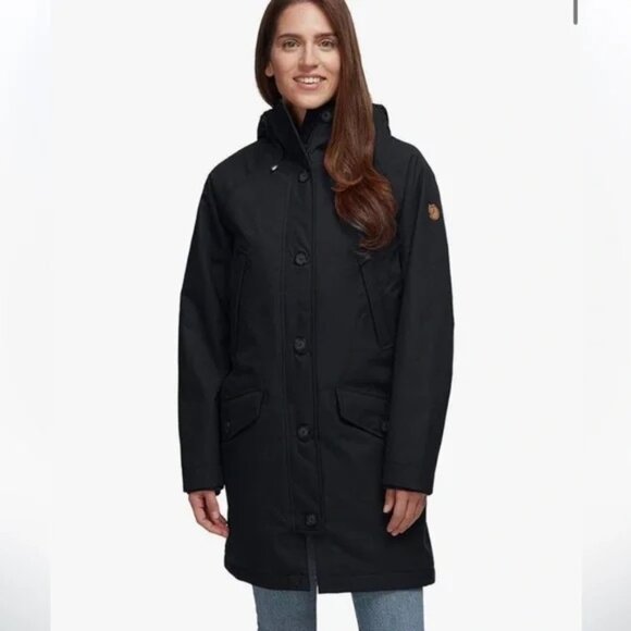 NWT Fjallraven Kiruna Lite Parka, Women's Black XS (fits like a S)